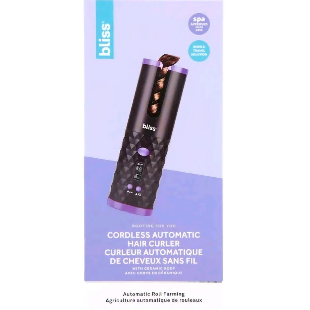 Bliss Cordless Automatic Hair Curler Travel